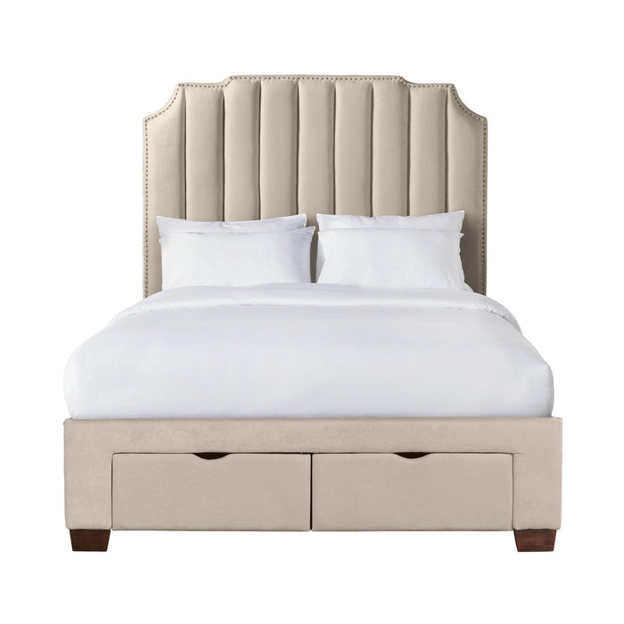 Harper Queen Upholstered Storage Bed