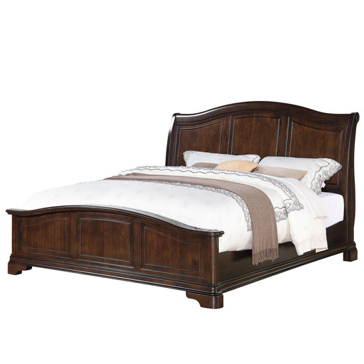 Cameron Cherry Queen Panel Bed image