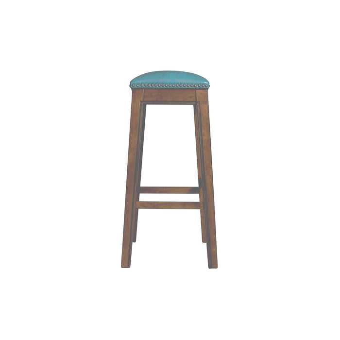 Fiesta 30" Backless Bar Stool in Blue