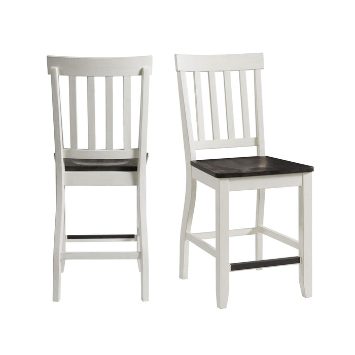 Kayla Two Tone Counter Height Side Chair Set of 2 image