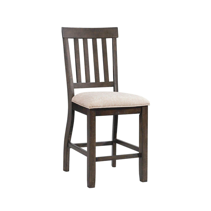 Stone Counter Slat Back Side Chair Set of 2