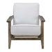 Metro Accent Chair in Taupe w/ Antique Legs image