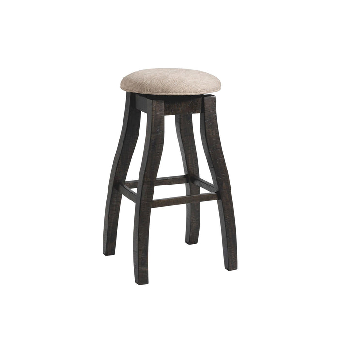 Stone 30" Swivel Backless Bar Stool Set of 2