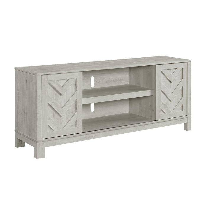 Eleanor 70" TV Stand with Sliding Door in White