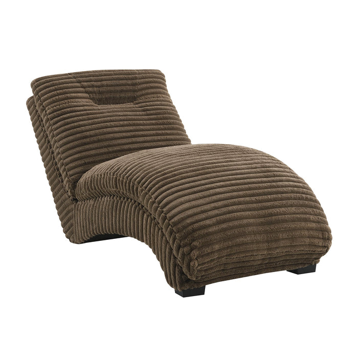 Dominick II Chaise in Masis Cocoa