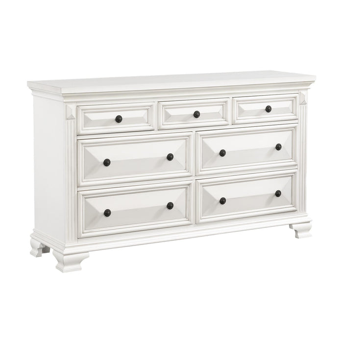 Calloway Dresser Antique White Color