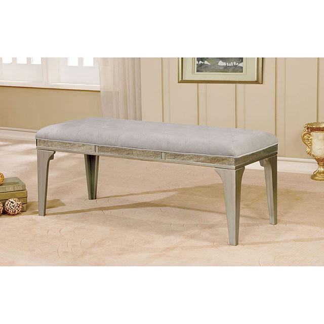 DIOCLES Silver/Light Gray Bench