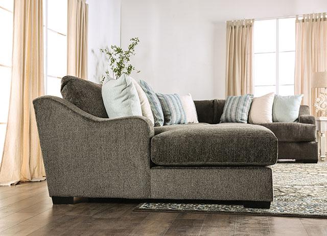 FARRINGDON Sectional, Dark Gray