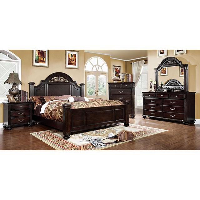 Syracuse Dark Walnut Cal.King Bed