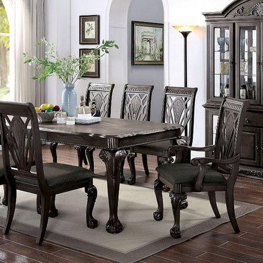 Petersburg Dark Gray Dining Table w/ 1x18"Leaf image