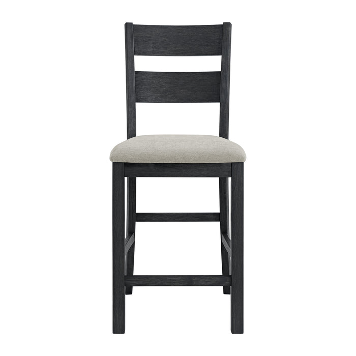 Garcia 5PC Counter Set with Table and 4 Chairs in Black