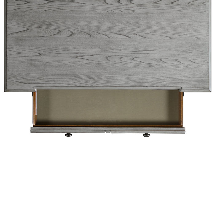Glenmore 5-Drawer Chest in Aged Grey