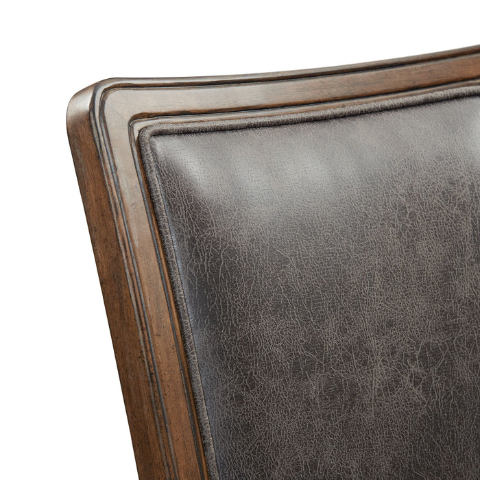 Gramercy Dining Rectangle Back Chair w/PU Back (2pcs Per Carton)