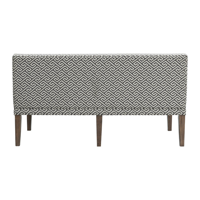 Gramercy Dining Three Seat Sofa w/Seven Pillows