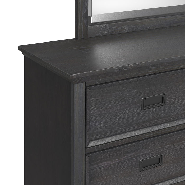 Hampton Kids Over Bunk with Ladder and Trundle Bedroom Set