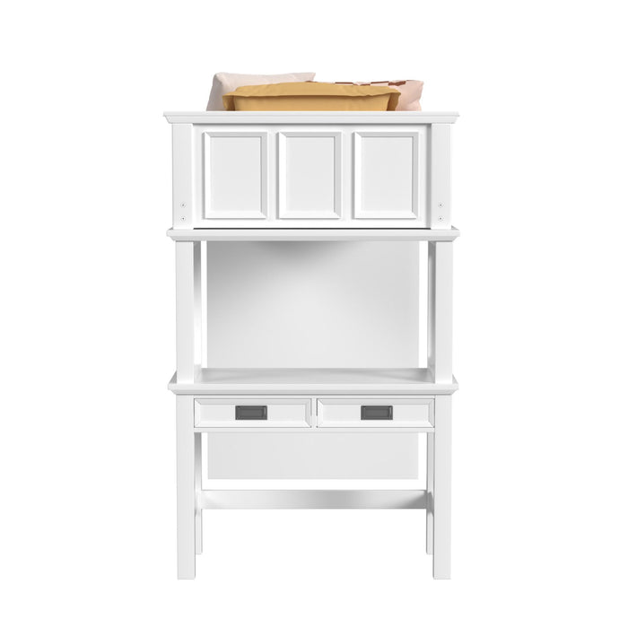 Hampton Kids Loft with Staircase and Desk with Speaker