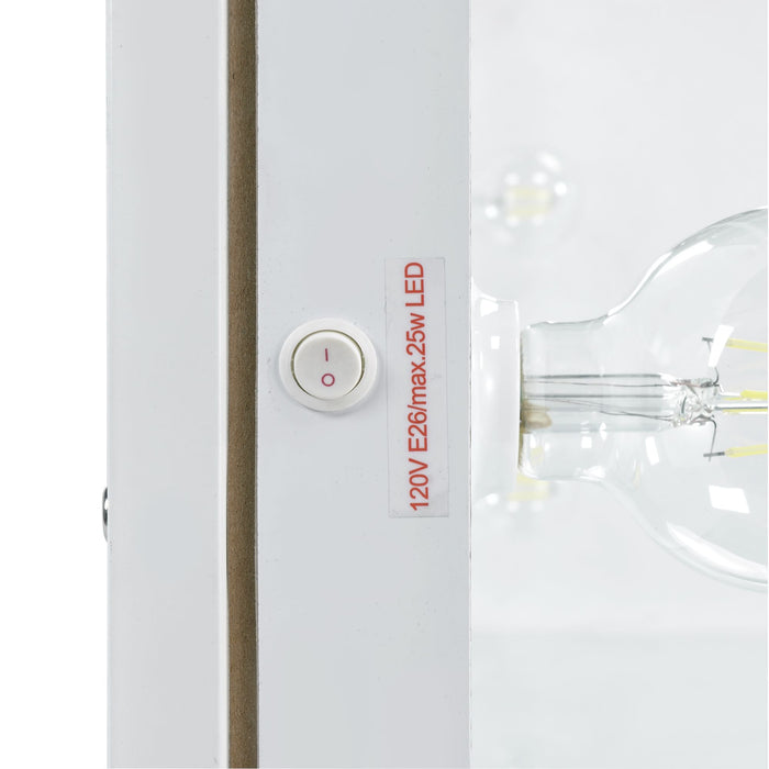 Jacey Complete Dressing Table with Lightbulbs