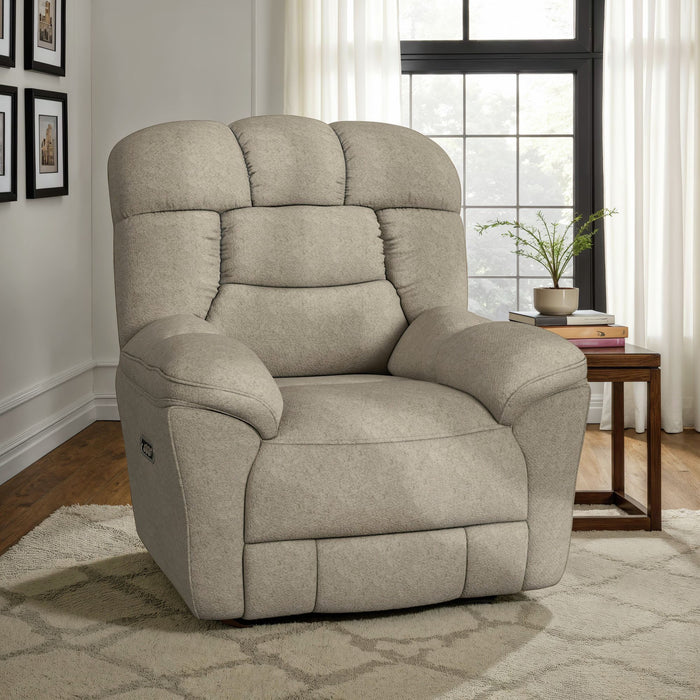 Kelsey P3 Recliner, zero gravity, memory foam in Bama Toast