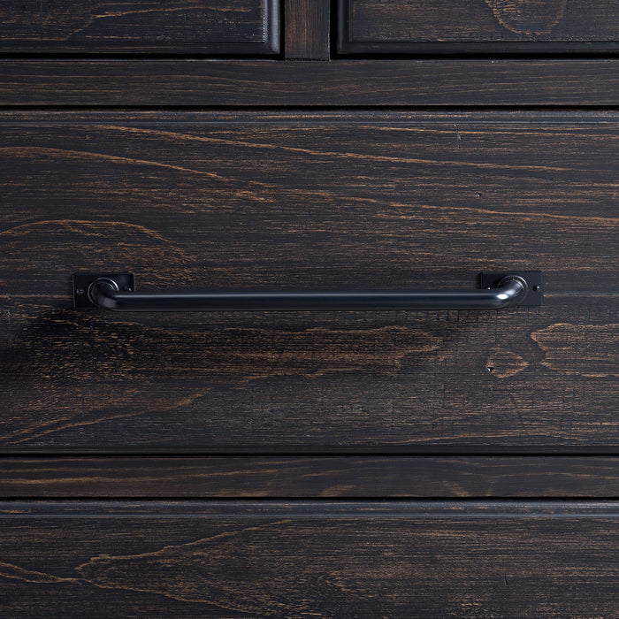 Montrose Chest in Espresso & Brown