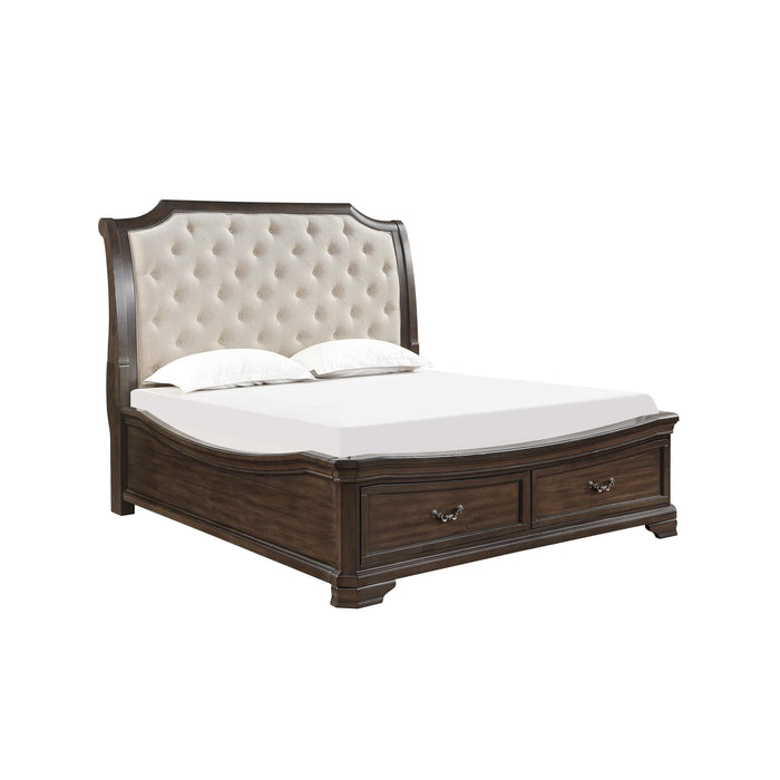 LYNDHURST 6''6" / 6''0" K STG FOOTBOARD & SLATS- WALNUT