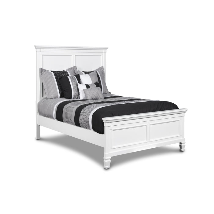TAMARACK Eastern King/California King EK/WK HEADBOARD, FOOTBOARD & SLATS- WHITE