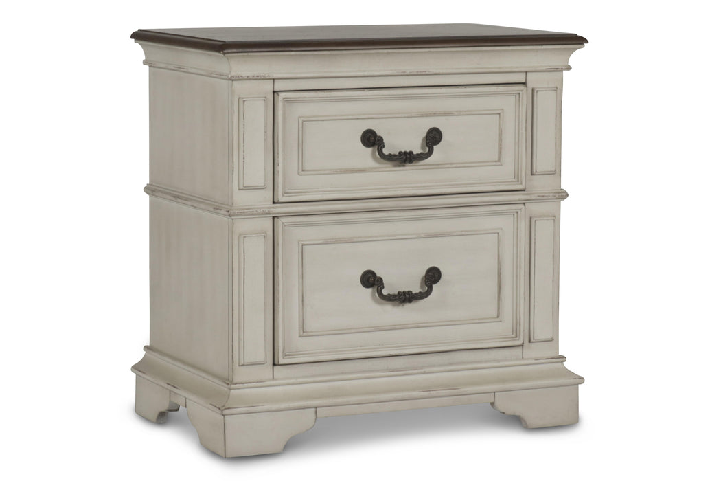 ANASTASIA NIGHTSTAND - ANT. WHITE image