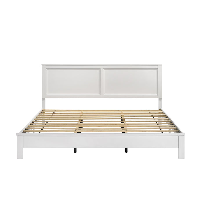 ARIES 5/0 Q PANEL BED-HB/FB/RAILS-WHITE