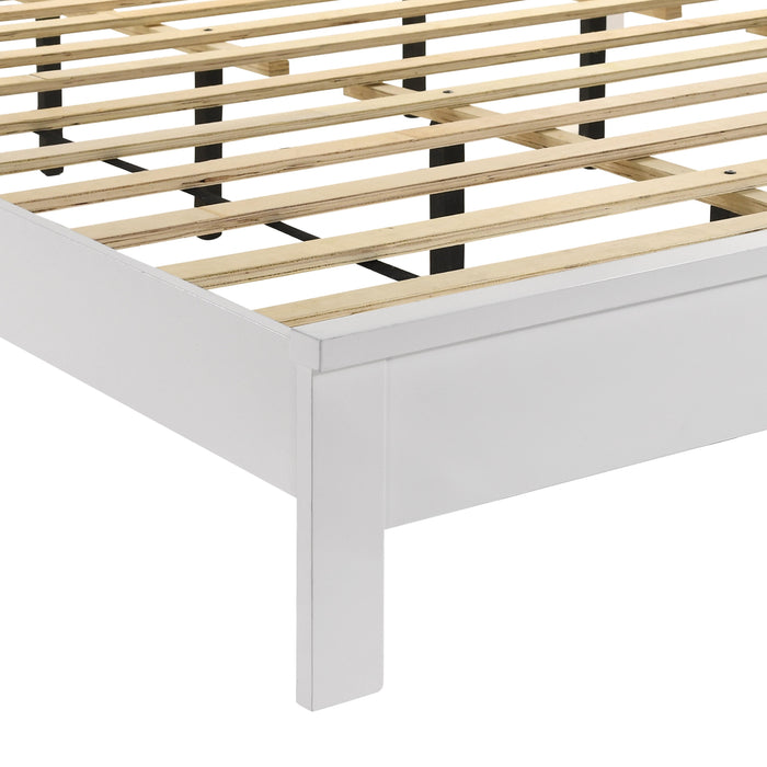 ARIES 5/0 Q PANEL BED-HB/FB/RAILS-WHITE