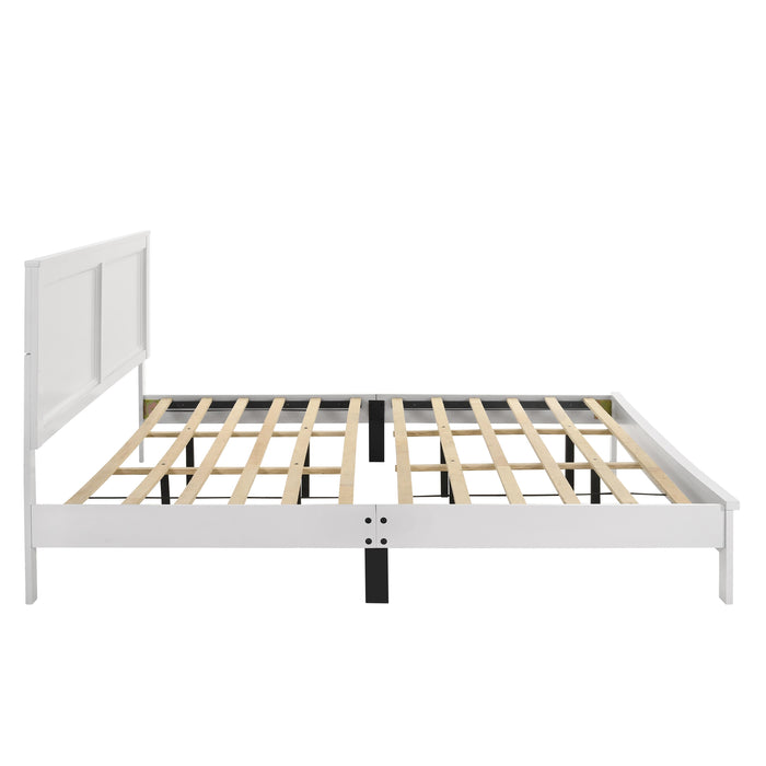 ARIES 5/0 Q PANEL BED-HB/FB/RAILS-WHITE