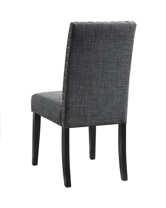 CRISPIN GRANITE GRAY DINING CHAIR- (2/Ctn)