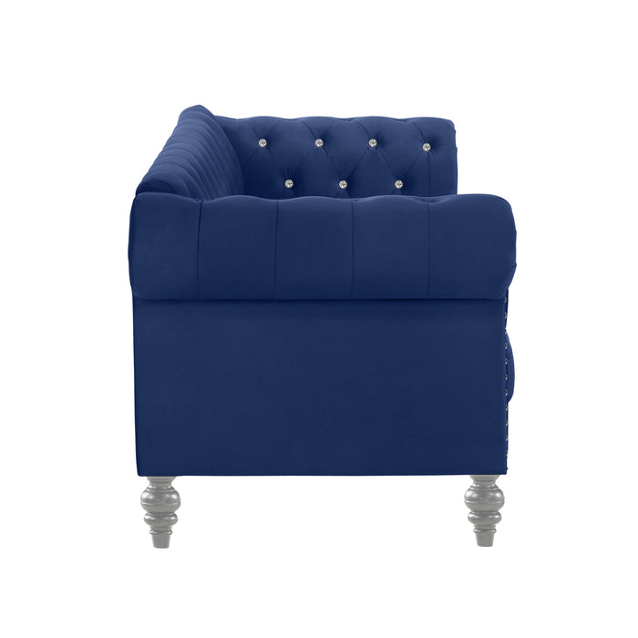 EMMA CRYSTAL CHAIR-ROYAL BLUE