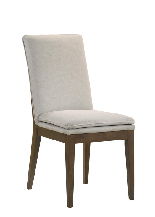 MAGGIE DINING CHAIR W/NATURAL CUSHION-WALNUT image