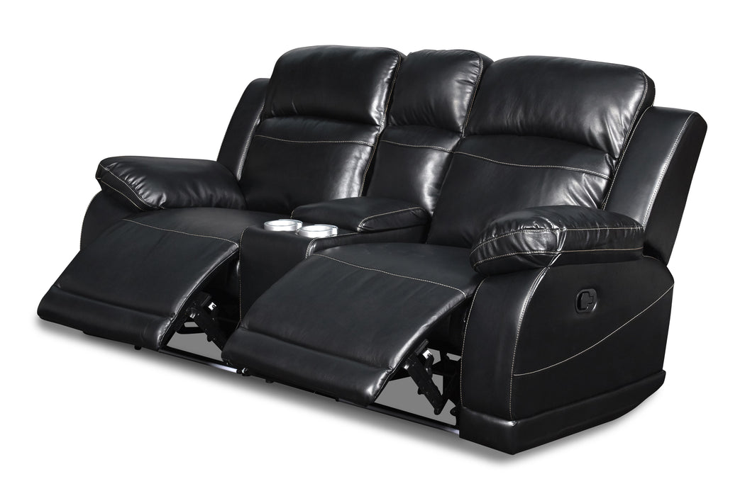 VEGA CONSOLE LOVESEAT - PREMIER BLACK