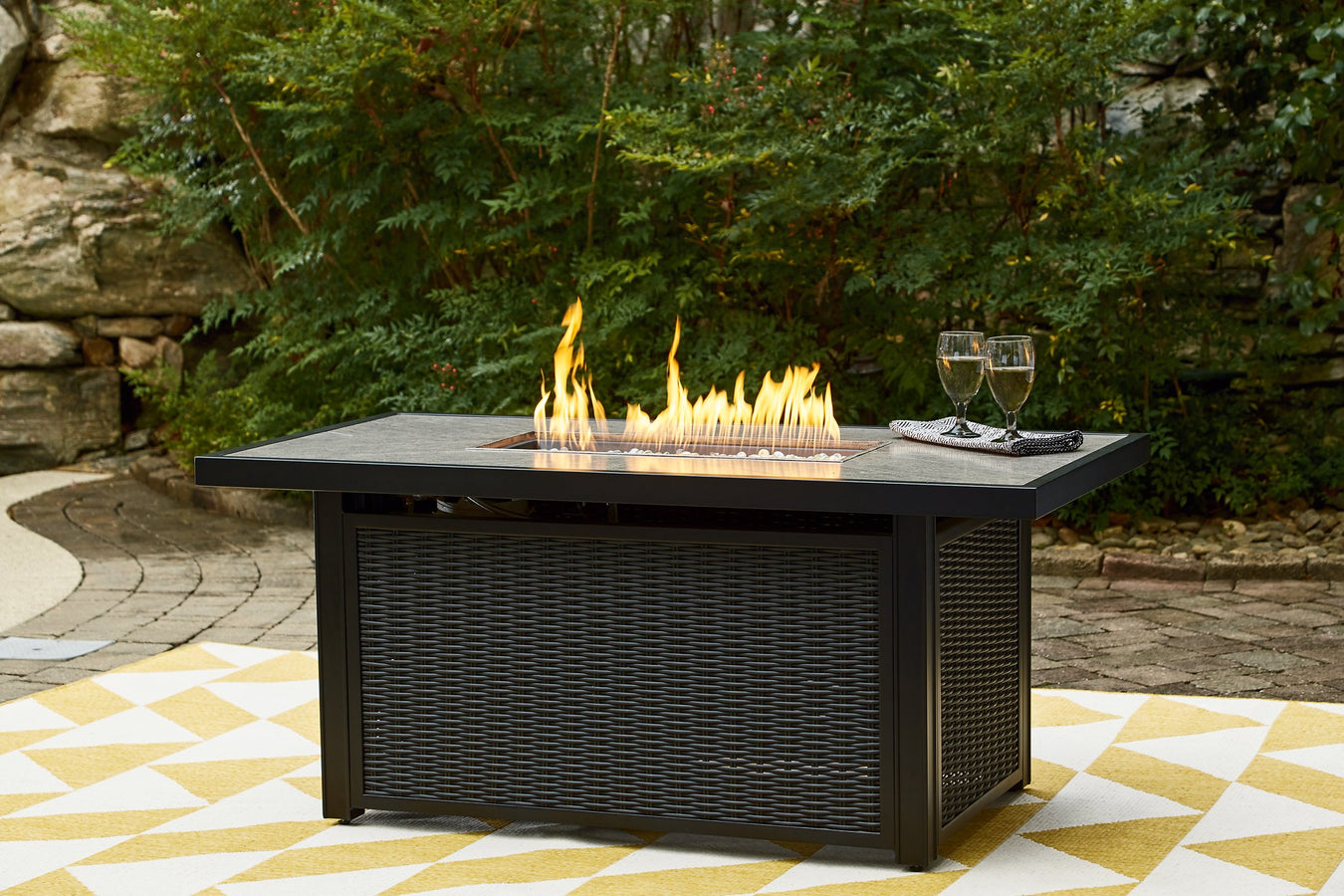 Outdoor Fire Pit Table