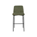 Erik Bar Chair W/ Black Metal Frame- Green (2 Per Carton)
