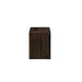 Mara One Drawer End Table / Bedside Table-Walnut