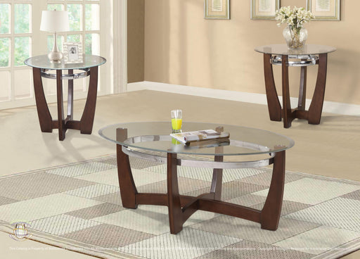 NATIONWIDE COCKTAIL AND 2 END TABLES T450-3 image