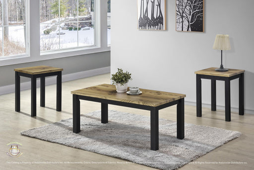 NATIONWIDE COCKTAIL AND 2 END TABLES T704-3 image