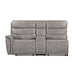 Kamari Laf Console Loveseat W/Dual Recliner-Gray