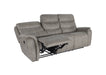 Kamari Sofa W/Dual Recliner-Gray