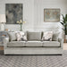 Sylvie Sofa W/4 Accent Pillows-Lush Silver Gray