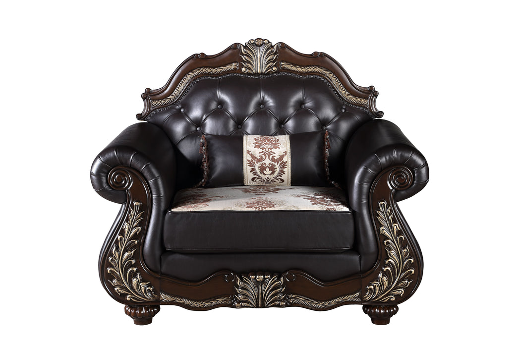 Maximus Chair Seat Cushion & Frame, Arms, And Throw Pillow