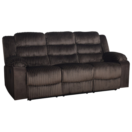 Willow Sofa W/Dual Recliner-Brown