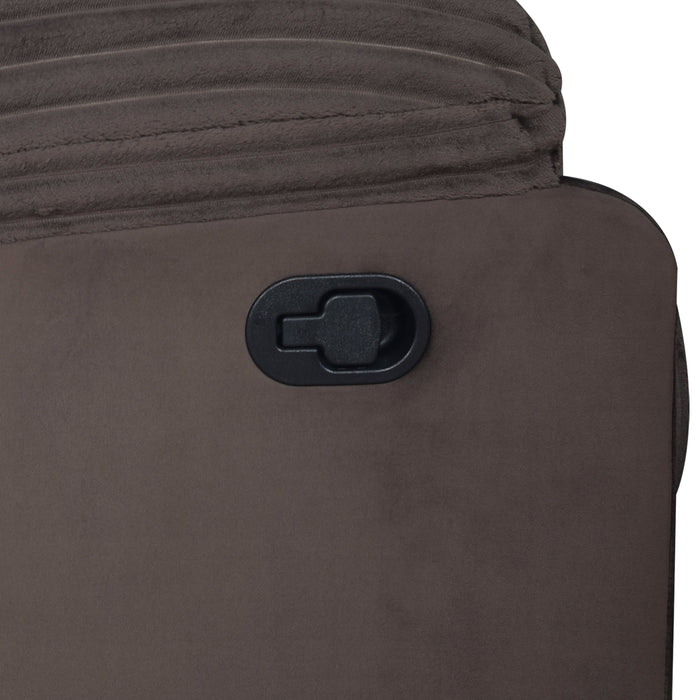 Willow Sofa W/Dual Recliner-Brown