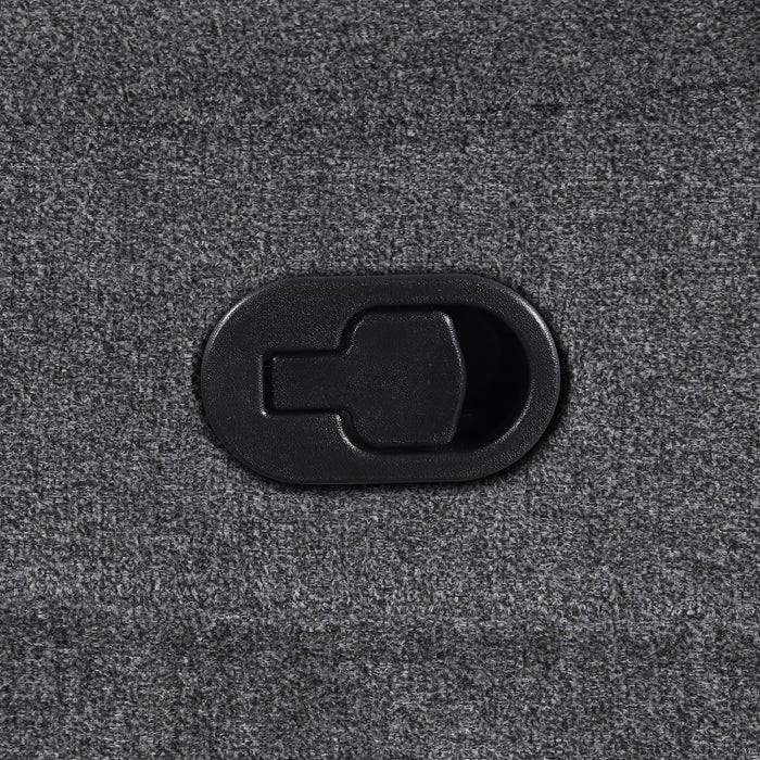 Redondo Raf Console Loveseat W/1 Recliner-Dk Gray