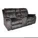 Park City Console Loveseat W/ Pwr Fr-Slate