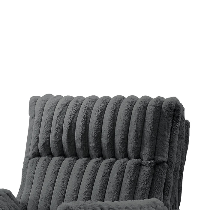 Embrace Swivel Accent Chair-Charcoal