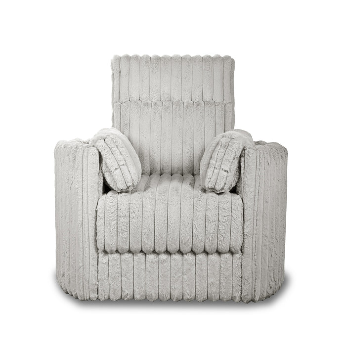 Embrace Swivel Accent Chair-Gray