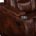 Chester Glider Recliner-Brown