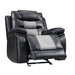 Nikko Glider Recliner W/Pwr Fr-Black/Gray